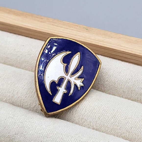 Unbranded Other - Military Pin US Army WW2 65th Infantry Division Distinctive Insignia DI DUI